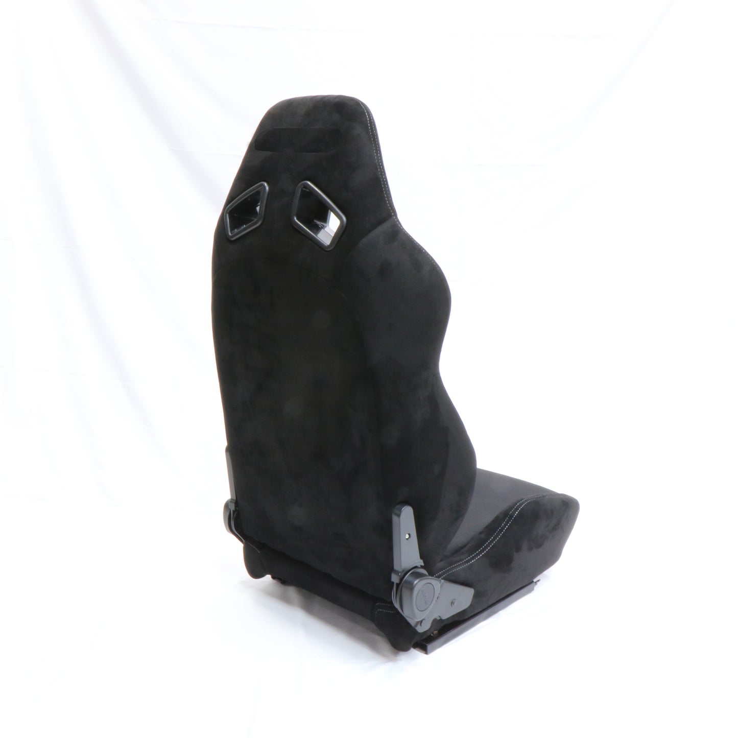 【Custom Logo Available】VELOT Racing Seat Black Suede Universal Car Sport Seat - High Back Design, Side Bolsters